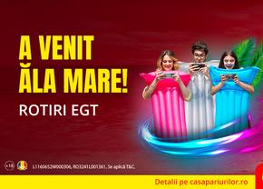România, trezEGTe-te! 1.000.000 de rotiri te așteaptă la Cazinou!