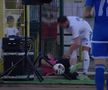 Moment periculos la Botoșani » Un copil de mingi, doborât peste o bordură în timpul meciului