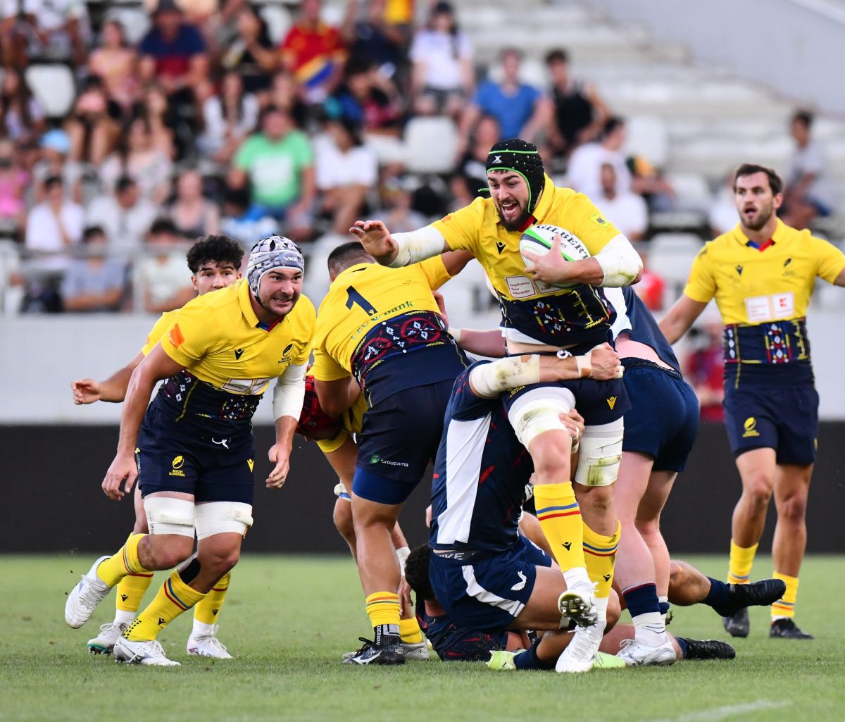 Naționala de rugby din România, eșec cu SUA pe Arcul de Triumf