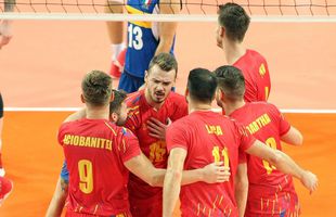 Naționala de volei masculin a României a învins Macedonia de Nord