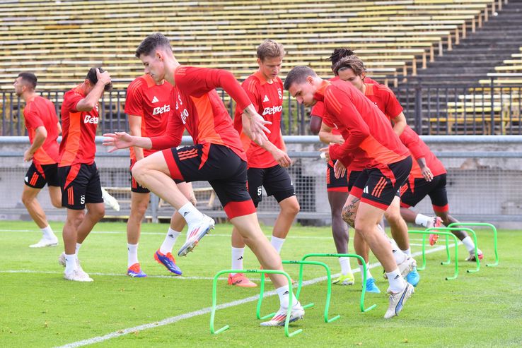 Antrenament Sparta Praga, înaintea meciului cu FCSB. FOTO: Cristi Preda (GSP.RO)