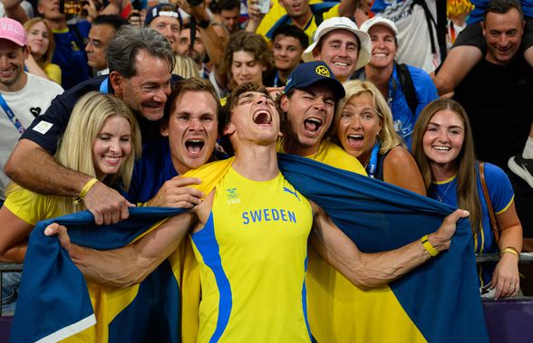 Armand Duplantis, săritura PERFECTĂ și record mondial la săritura cu prăjina, 6,25 metri! Totul sub ochii a peste 80.000 de oameni