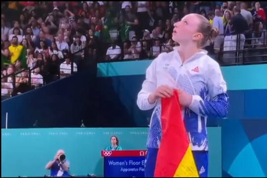 Ana Bărbosu finală sol Jocurile Olimpice 2024, momentul în care a aflat că a pierdut medalia de bronz Foto: captură tv