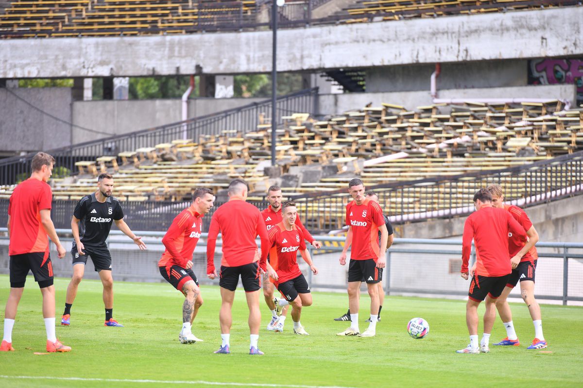 Antrenament Sparta Praga, înaintea meciului cu FCSB