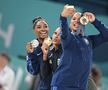 În dauna celor două sportive din România, Ana Maria Bărbosu și Sabrina Voinea Maneca, Jordan Chiles a câștigat prima medalie olimpică individuală, bronzul la proba de sol. Foto: Imago