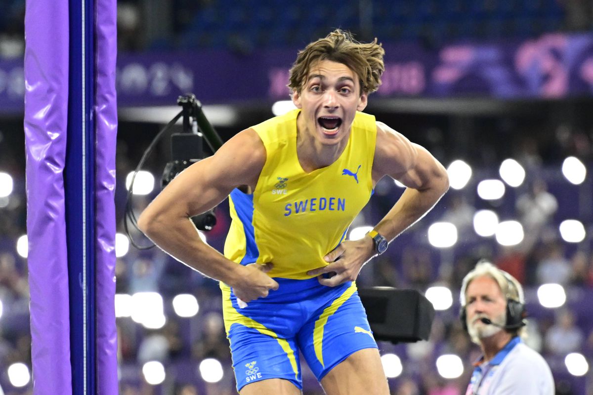 Armand Duplantis, record mondial la săritura cu prăjina la JO Paris 2024