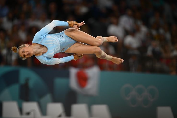 Sabrina Voinea finala olimpică la sol Paris 2024 Foto: Raed Krishan (Paris)