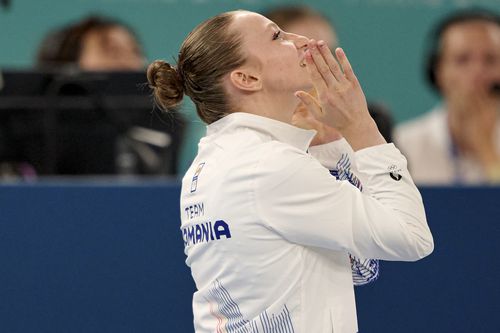 Ana Bărbosu, finala olimpică la sol Paris 2024 Foto: Raed Krishan (Paris)