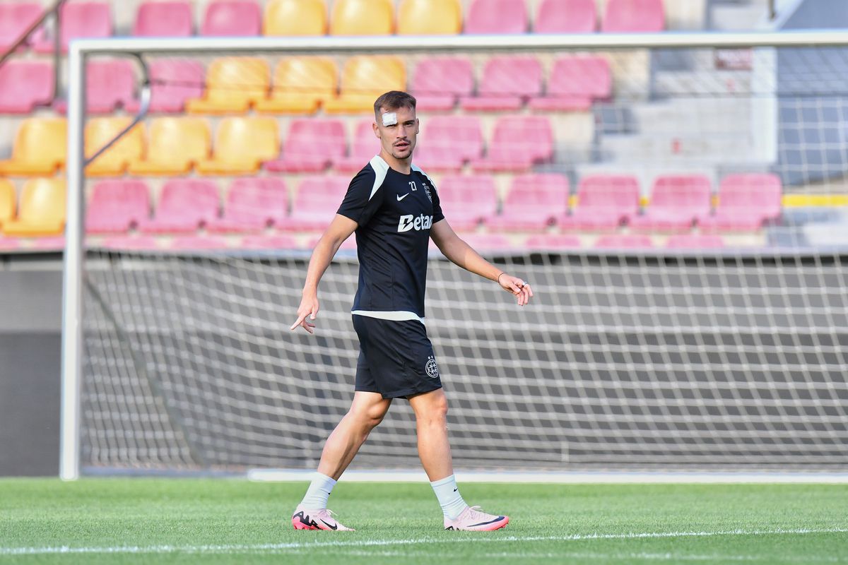 Antrenament FCSB înainte de turul cu Sparta Praga