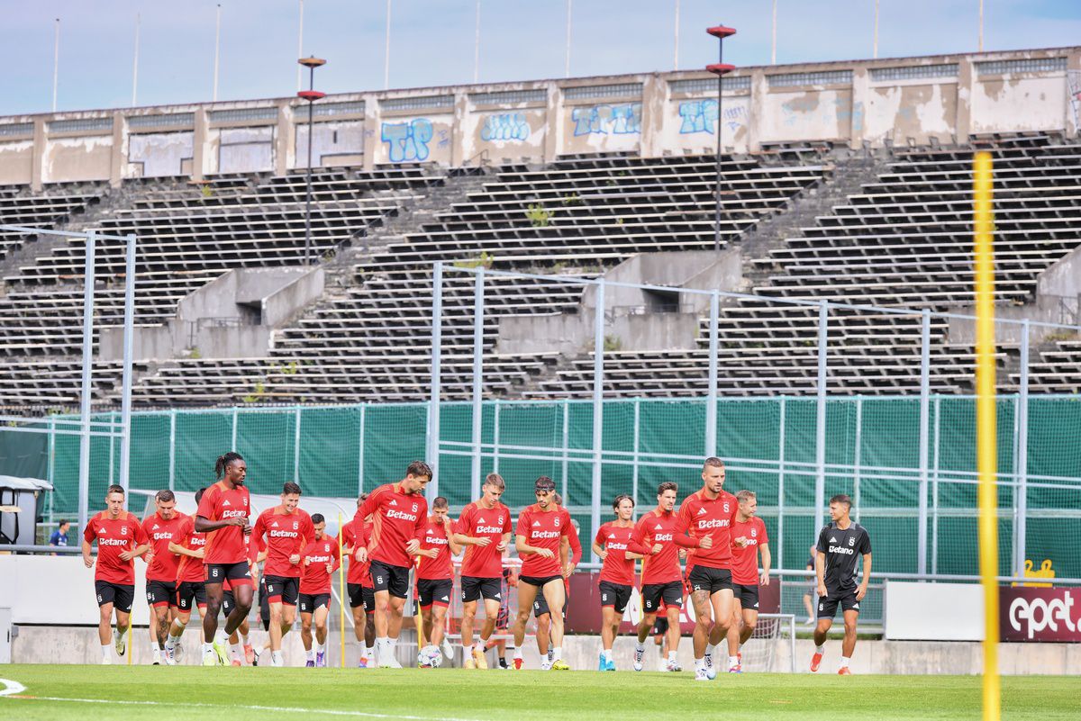 Antrenament Sparta Praga, înaintea meciului cu FCSB