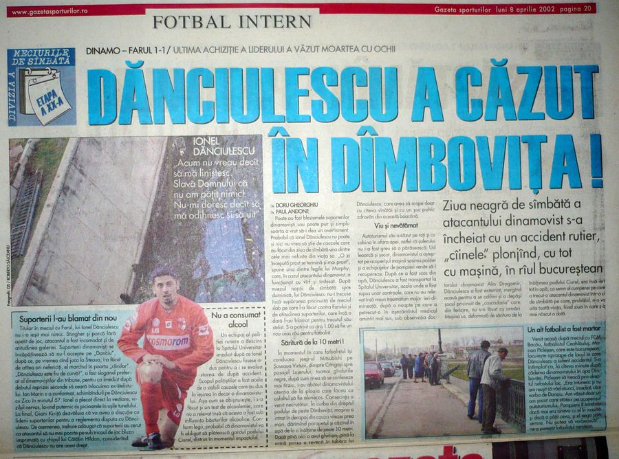 Viața de noapte a unui dublu campion cu Dinamo: „Știți ce făceam când a căzut Dănciulescu în Dâmbovița?” + „Femeia dezbrăcată de pe tricou...”