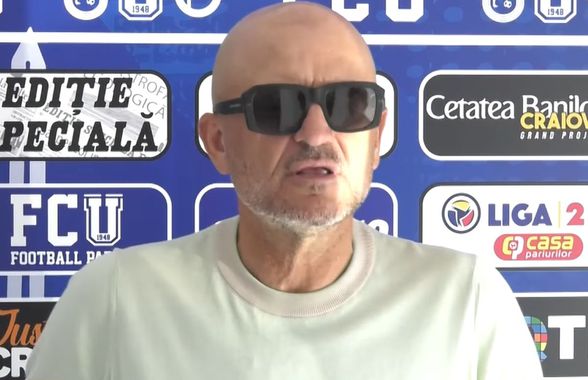 FCU Craiova, într-o situație dramatică. Adrian Mititelu a făcut astăzi anunțul