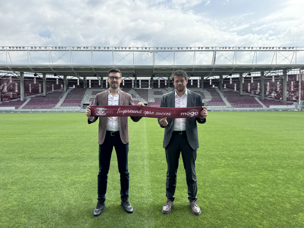Mogo România continuă parteneriatul cu FC Rapid și face un pas în față: sponsor oficial pe tricourile echipei giuleștene