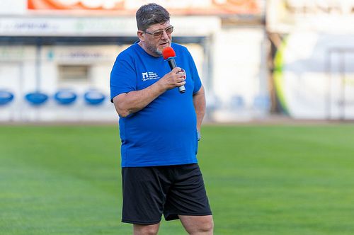 Cristi Pustai, la reunirea Gloriei // foto: Facebook @ Gloria Bistrița