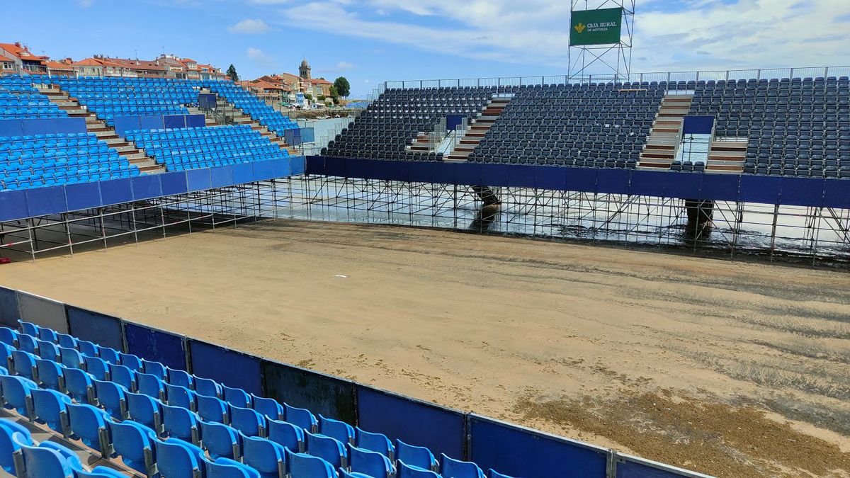 Imaginile verii! A început turneul de tenis cu teren inundat de apele Atlanticului » Ce nume mari participă