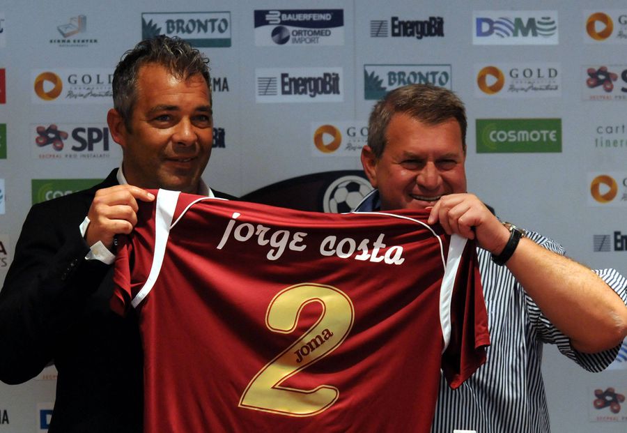 Jorge Costa și Iuliu Mureșan // foto: Imago Images Jorge Costa, fostul antrenor al lui CFR Cluj, a murit la 53 de ani