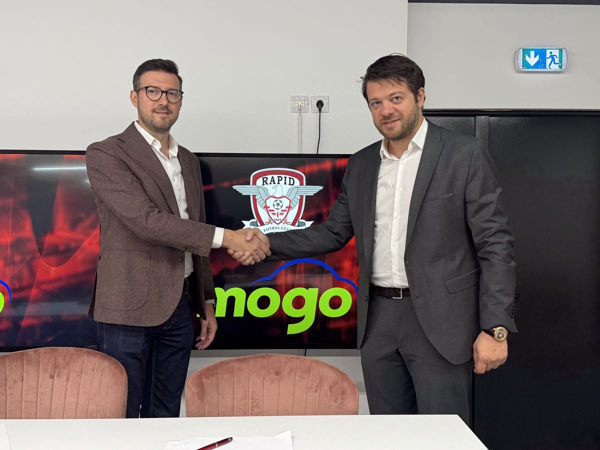 Mogo România continuă parteneriatul cu FC Rapid și face un pas în față: sponsor oficial pe tricourile echipei giuleștene