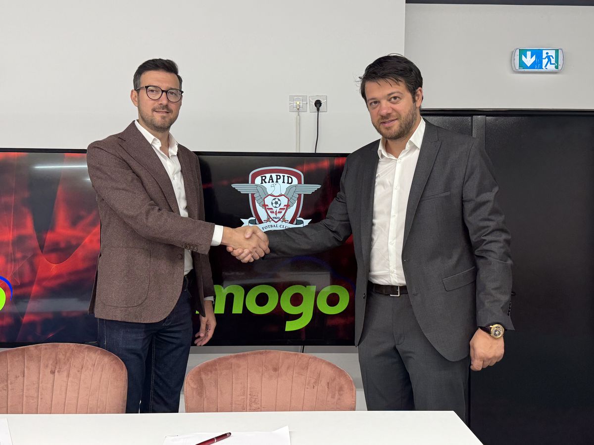Mogo România continuă parteneriatul cu FC Rapid și face un pas în față: sponsor oficial pe tricourile echipei giuleștene