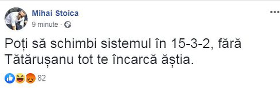 ROMÂNIA - SPANIA // MM Stoica, reacție categorică după primele 25 de minute din meci: „Tot ne încarcă ăștia”