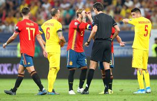 ROMÂNIA - SPANIA // FOTO Sergio Ramos, cartonaș galben neînțeles de nimeni!