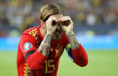ROMÂNIA - SPANIA 1-2 // Sergio Ramos explică gestul de la gol: „Nu a fost adresat fanilor români”