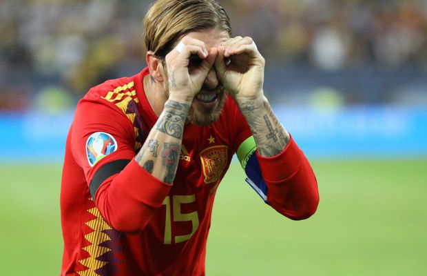 ROMÂNIA - SPANIA 1-2 // Sergio Ramos explică gestul de la gol: „Nu a fost adresat fanilor români”