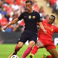 Juan Camara, într-un amical Barcelona - Liverpool. foto: Guliver/Getty Images
