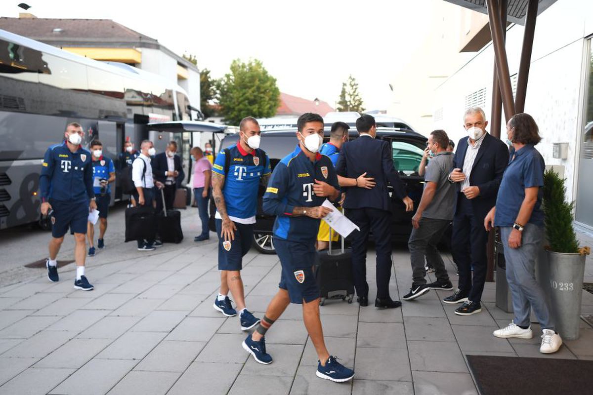 FOTO Sosire România în Austria, Liga Națiunilor 05.09.2020