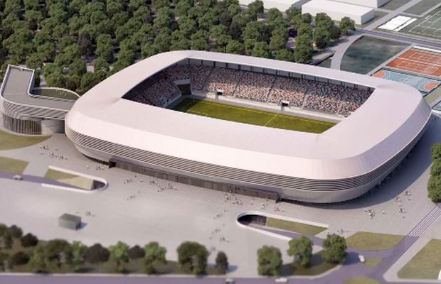FOTO Oradea ar putea avea un stadion nou » Proiect de anvergură: un întreg complex sportiv cu hotel și tribună flexibilă