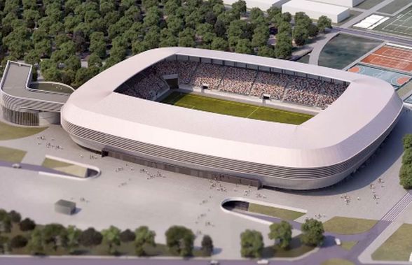 FOTO Oradea ar putea avea un stadion nou » Proiect de anvergură: un întreg complex sportiv cu hotel și tribună flexibilă
