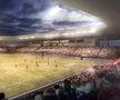 FOTO Oradea ar putea avea un stadion nou » Proiect de anvergură: un întreg complex sportiv cu hotel și tribună flexibilă