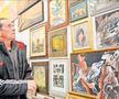 Ivan Patzaichin era un obișnuit al galeriilor de artă  / foto: Gazeta Sporturilor