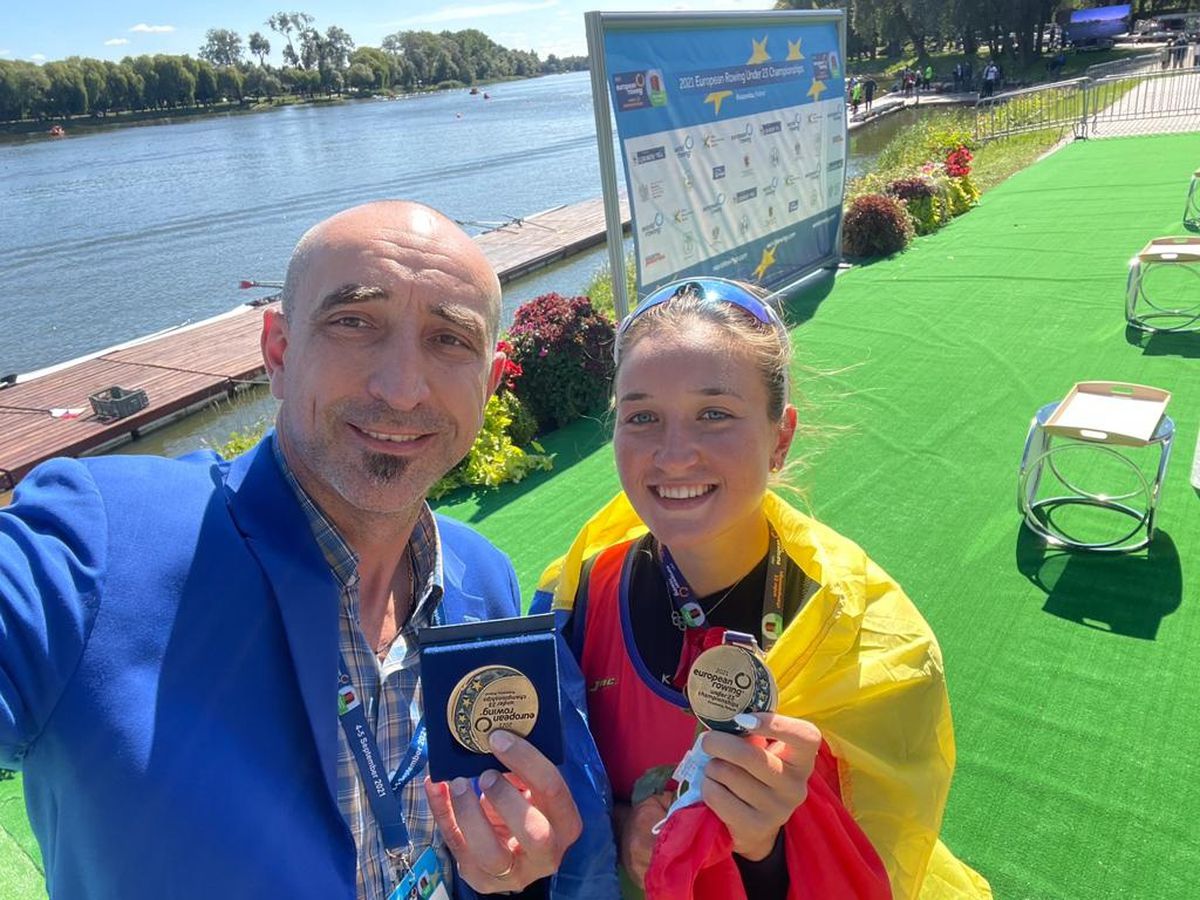 Campioana olimpică Simona Radiș a câștigat titlul european la simplu, dar și la 8 plus 1!