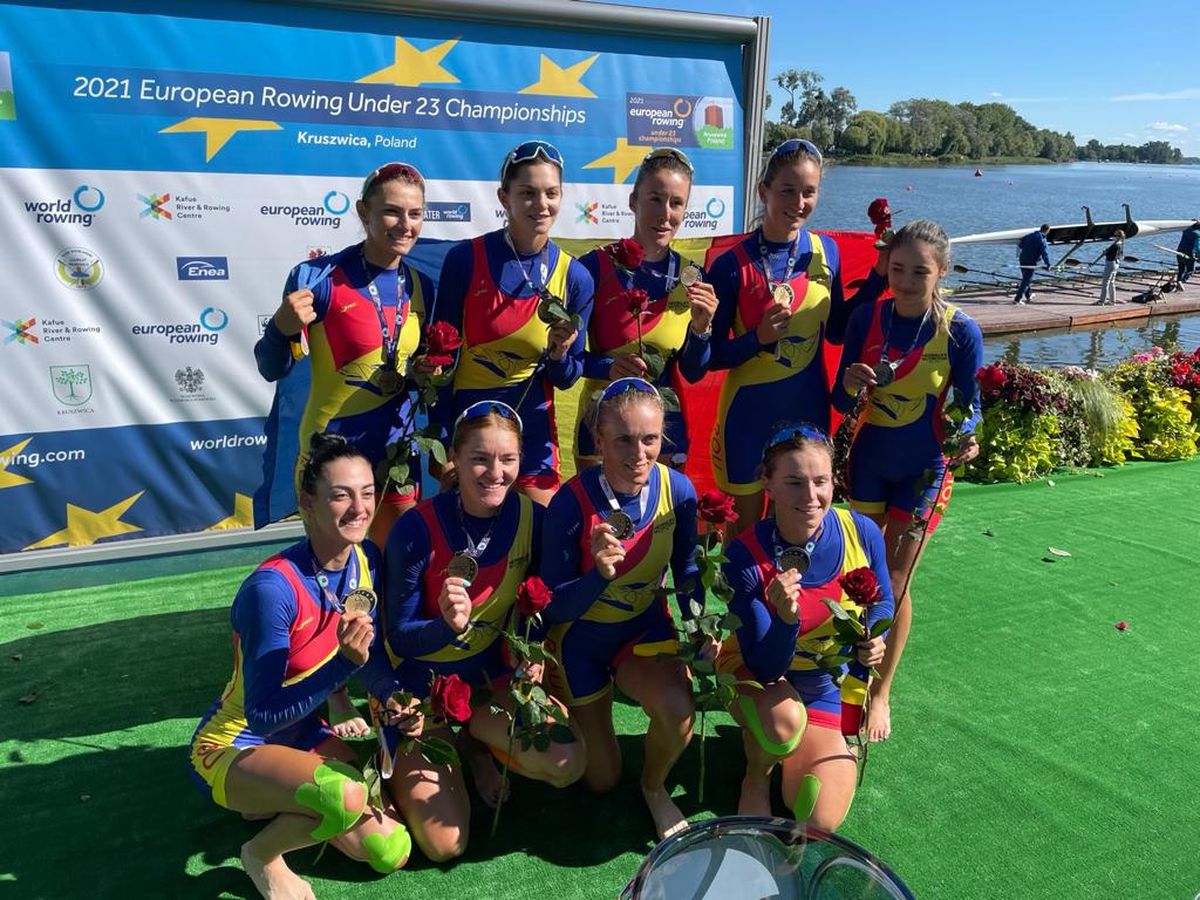 Campioana olimpică Simona Radiș a câștigat titlul european la simplu, dar și la 8 plus 1!