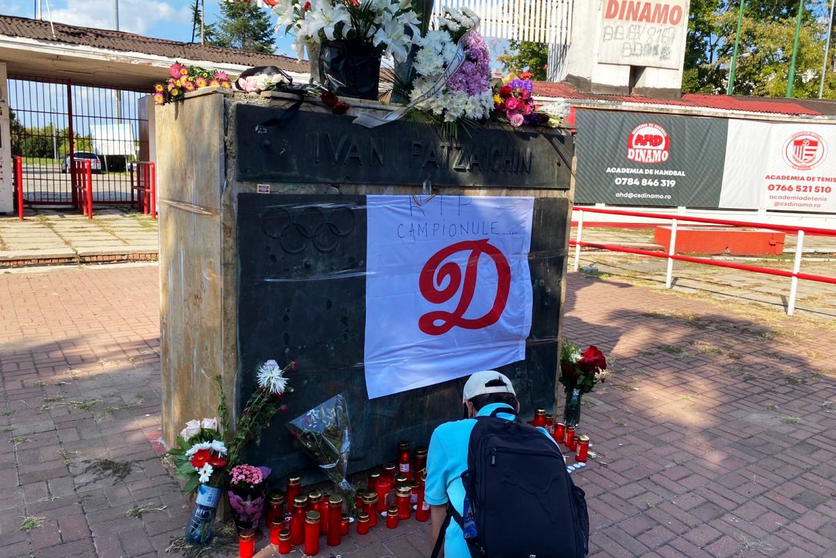 Stadionul Dinamo, loc de pelerinaj după moartea lui Ivan Patzaichin: „Odihnește-te în pace, campionule!”