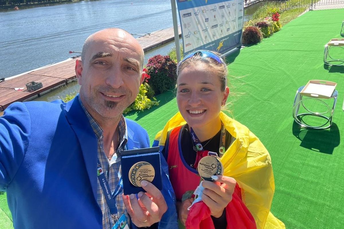 Campioana olimpică Simona Radiș a câștigat titlul european la simplu, dar și la 8 plus 1!