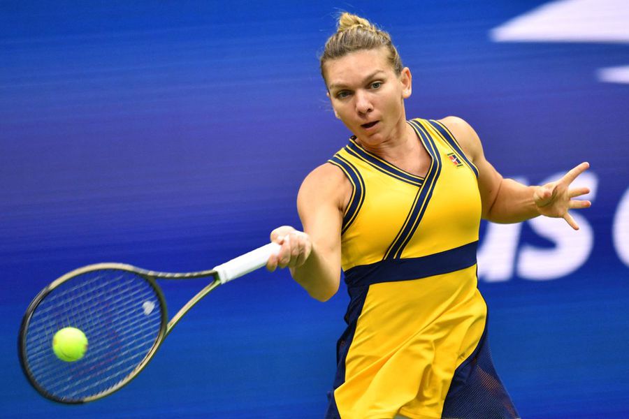 Simona Halep - Elina Svitolina 3-6 în primul set din optimile US Open, foto: AFP Simona Halep - Elina Svitolina 3-6, 3-6. Jucătoarea noastră este eliminată în optimi la US Open 2021