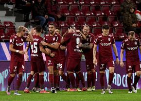CFR Cluj s-a distrat cu Gaz Metan, în primul meci după revenirea lui Dan Petrescu: „E rău că i-am bătut cu 6-0”