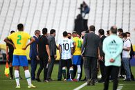Brazilia - Argentina, suspendat în minutul 5! Scandal uriaș, „Pumele” în frunte cu Messi au ieșit de pe teren după intervenția autorităților