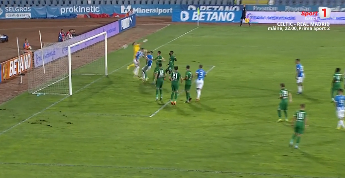 Aioani, gafa colosală din CSU Craiova - Farul