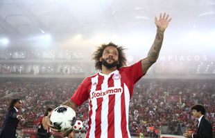 Imagini senzaționale de la prezentarea lui Marcelo la Olympiakos » Peste 20.000 de oameni au umplut stadionul pentru brazilian