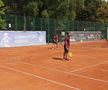 Daniel Niculae și Vasile Maftei joacă tenis la competiția organizată de Dan Șucu