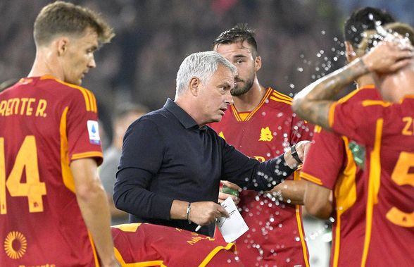 „A luat foc” vestiarul la AS Roma! Jucătorii s-au ridicat împotriva lui Jose Mourinho