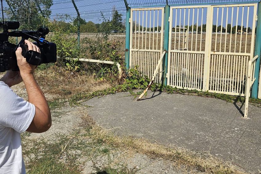 Peisajul e dezolant pe amplasamentul vechiului stadion din Pitești / FOTO: Remus Dinu (GSP)