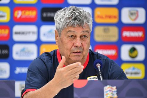 Mircea Lucescu, la conferința premergătoare meciului Kosovo - România / foto: Cristi Preda (GSP)