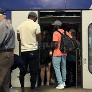 Sekou Sidibe, surprins de GSP în Gara de Nord / FOTO: Carmen Dumitru