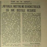 Paginile din Sportul, după debutul lui Mircea Lucescu din 1981 / FOTO: Arhivă