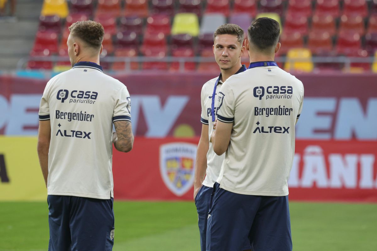 Imagini din stadion, înainte de România - Canada