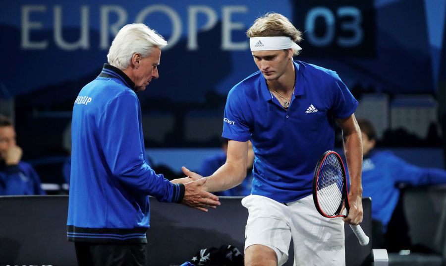 Bjorn Borg, căpitan al echipei Europei la Laver Cup, aici lângă Alexander Zverev Foto: Imago Images Bjorn Borg, detalii despre diagnosticul de cancer: „Acum am un nou adversar, nu renunț”