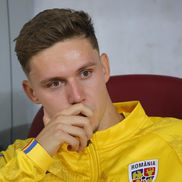 Louis Munteanu s-a accidentat la încălzire înainte de România - Canada / Foto: Ionuț Iordache GSP